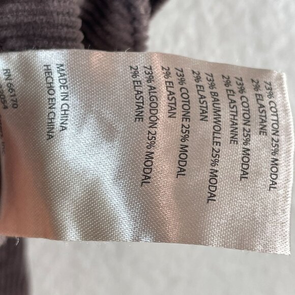 Pilcro Womens 34 Tall Brown Wanderer Corduroy Straight Leg Pants - Picture 6 of 10